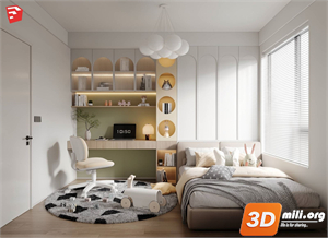 Children Room Scenes Skp FIles 